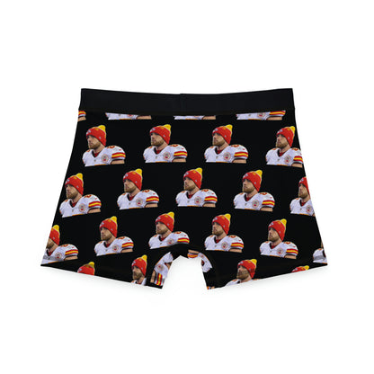 Travis Kelce Kansas City Herren-Boxershorts mit Allover-Print in Schwarz