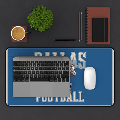 Dallas Football High Definition Print Non Slip Desk Mat Office Home Mouse Pad Sports Fan Gift Ultra Smooth Surface Rubber Backing
