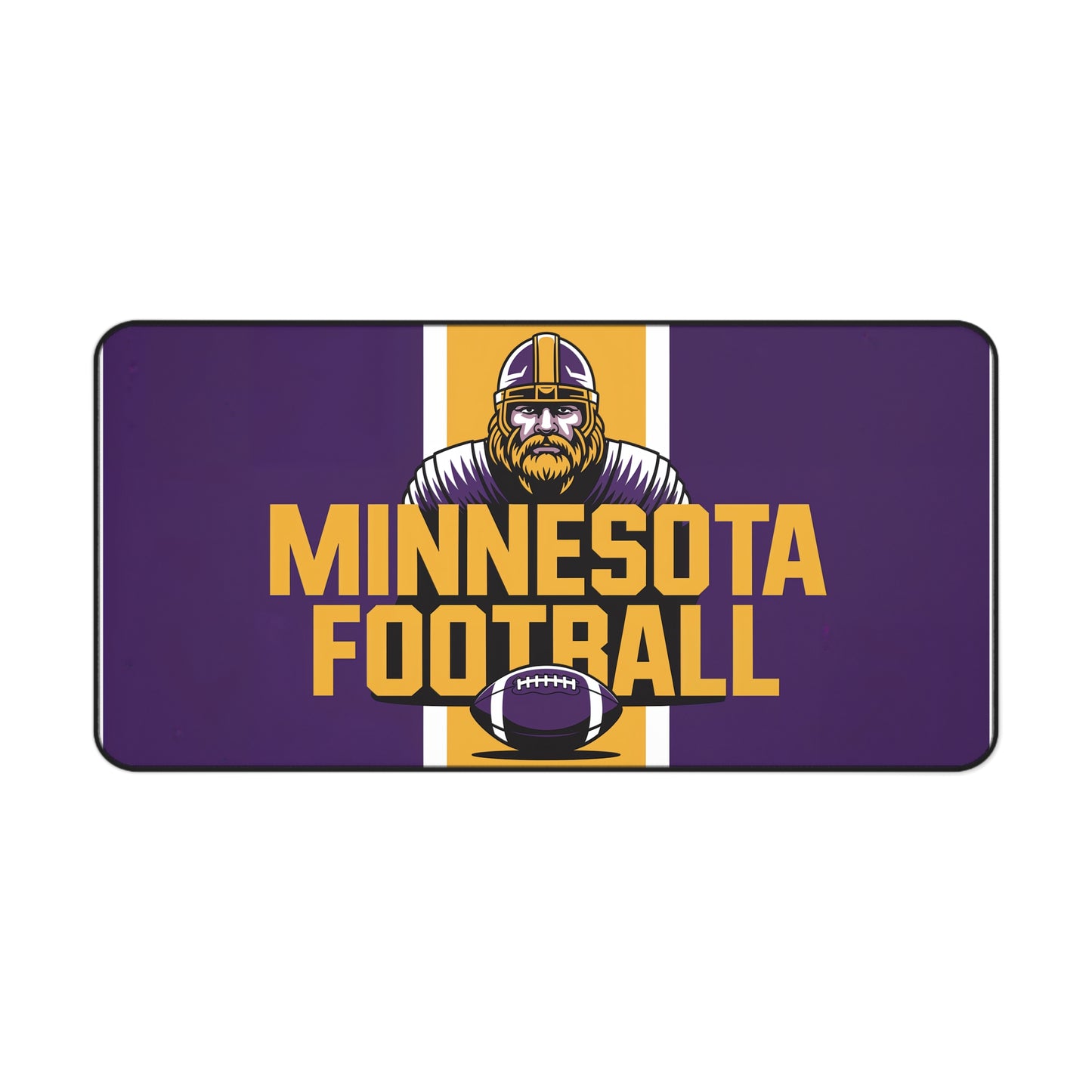 Minnesota Football High Definition Print Non Slip Desk Mat Office Home Mouse Pad Sports Fan Gift Ultra Smooth Surface Rubber Backing