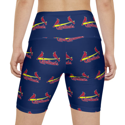 St. Louis Cardinals MLB Baseball Women's Workout Bike Comfy Shorts