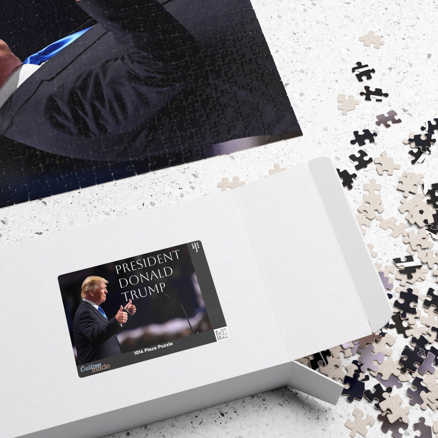 President Trump chipboard High-Definition Printed Puzzle (252, 520, 1014-piece)