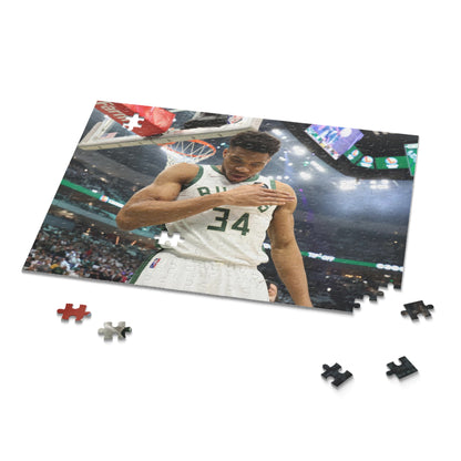 Giannis Antetokounmpo 252 or 500 Piece Puzzle Basketball Bucks