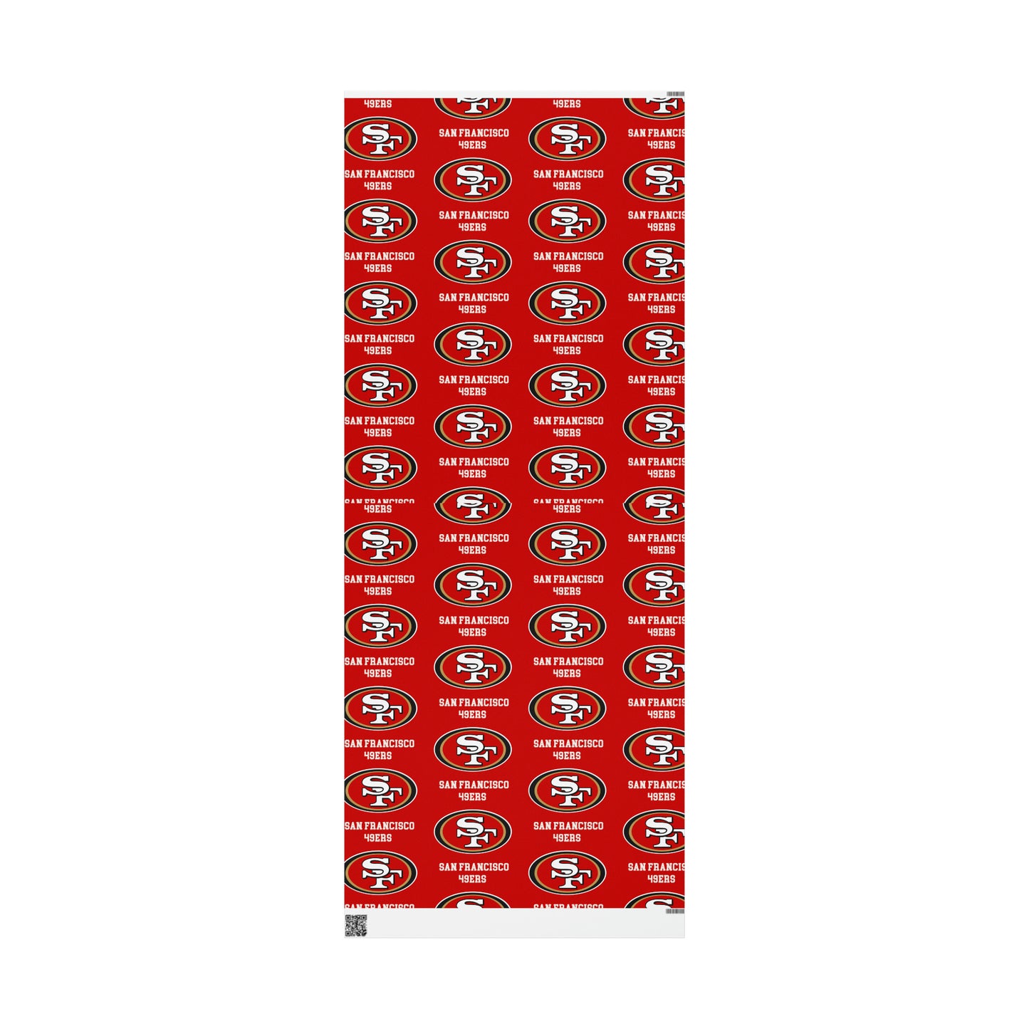 San Francisco 49ers Red NFL Football Birthday Gift Wrapping Papers Holiday