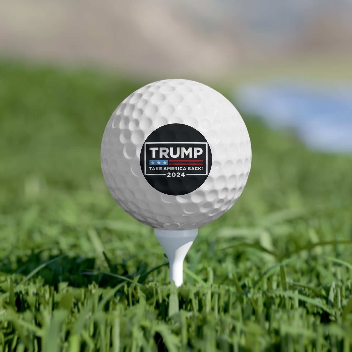 Trump Take America Back 2024 MAGA American Made Golf Balls, 6pcs