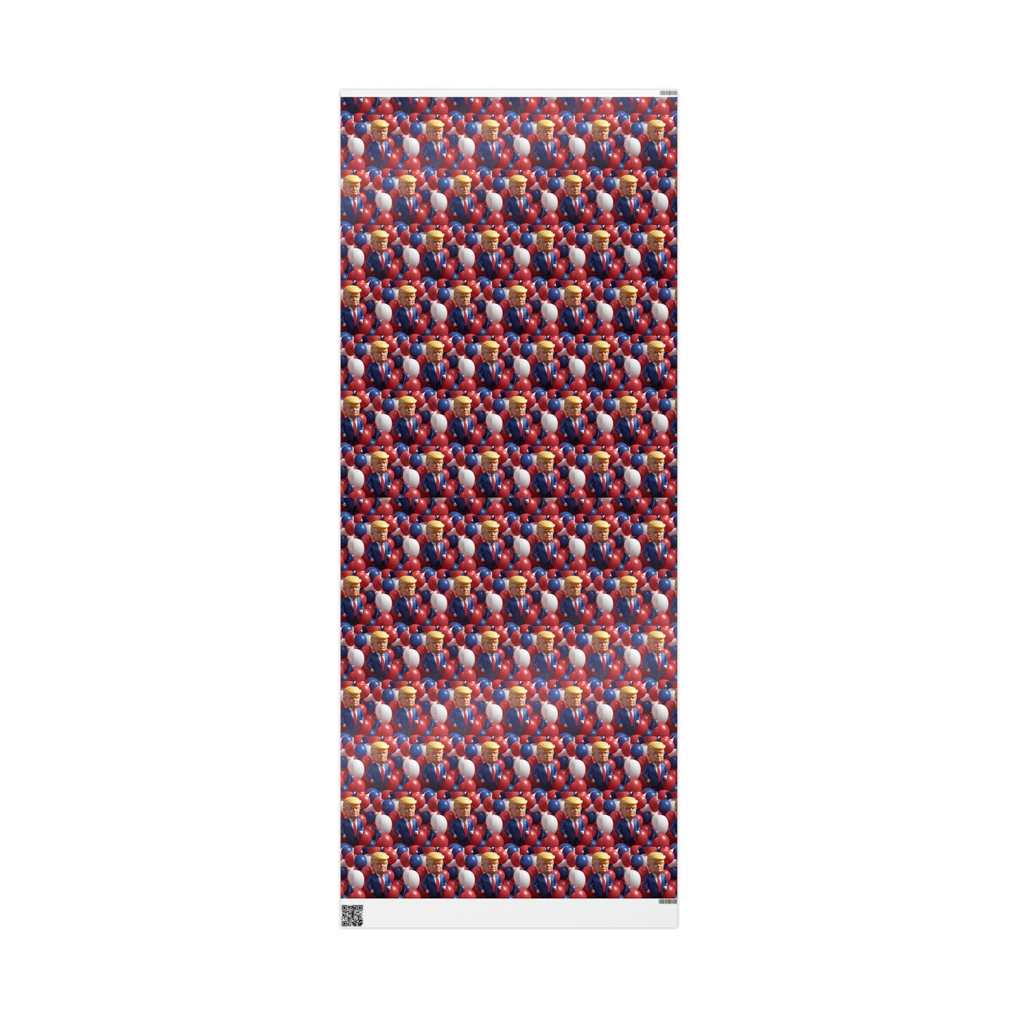 Trump Balloons Happy Birthday Red White MAGA Birthday Gift Present Wrapping Paper