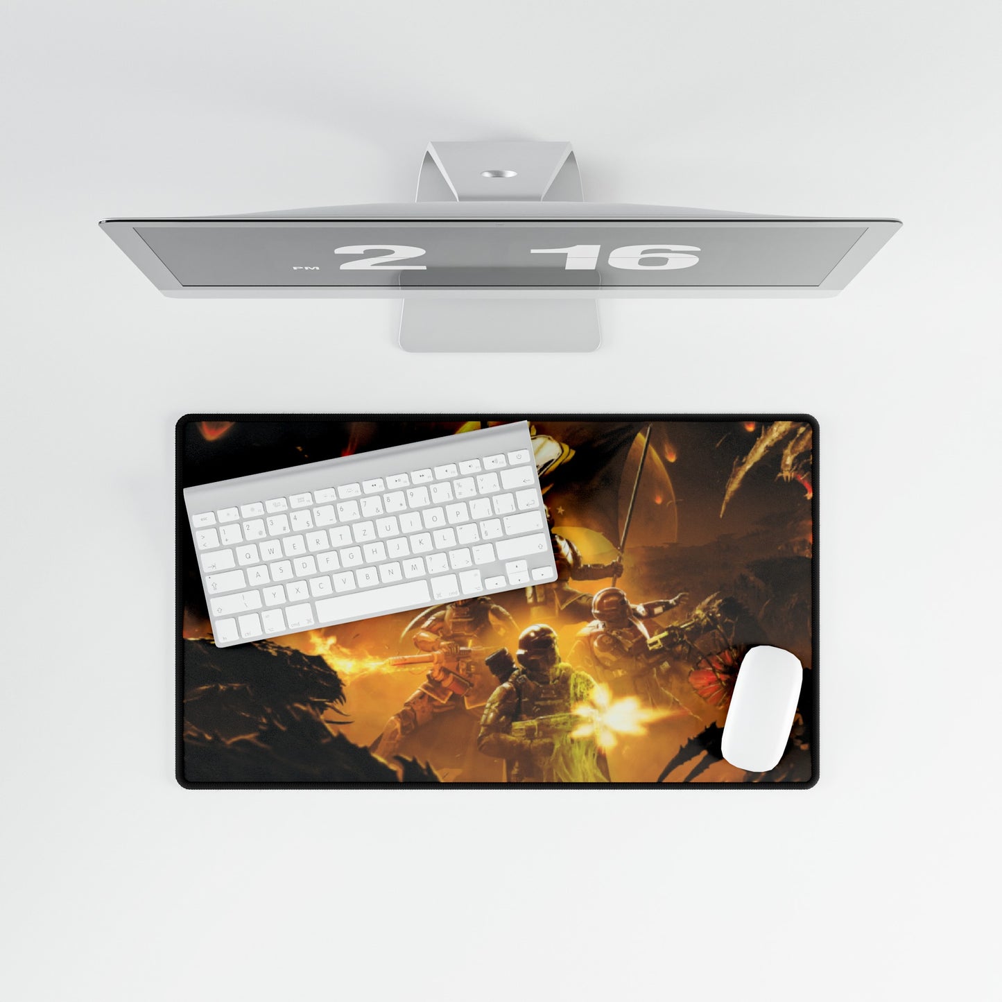 Helldivers 2 High Definition Online PC PS Large Video Game Desk Mat Mousepad pokemon