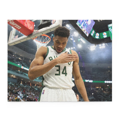 Giannis Antetokounmpo 252 or 500 Piece Puzzle Basketball Bucks