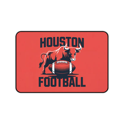 Houston Football High Definition Print Non Slip Desk Mat Office Home Mouse Pad Sports Fan Gift Ultra Smooth Surface Rubber Backing