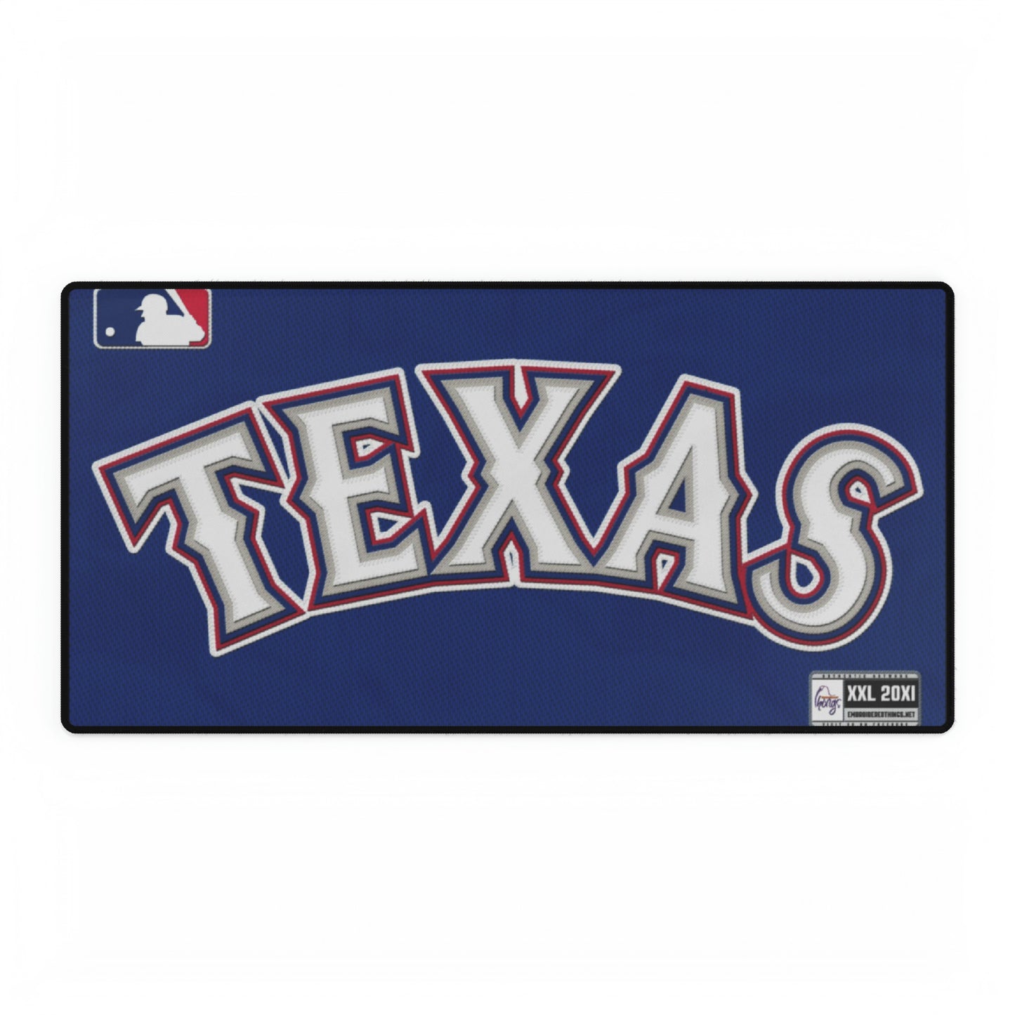 Texas Rangers Jersey look MLB Baseball High Definition Desk Mat Mousepad