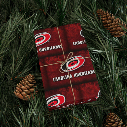 Carolina Hurricanes NHL Hockey Geburtstagsgeschenkpapier Urlaub