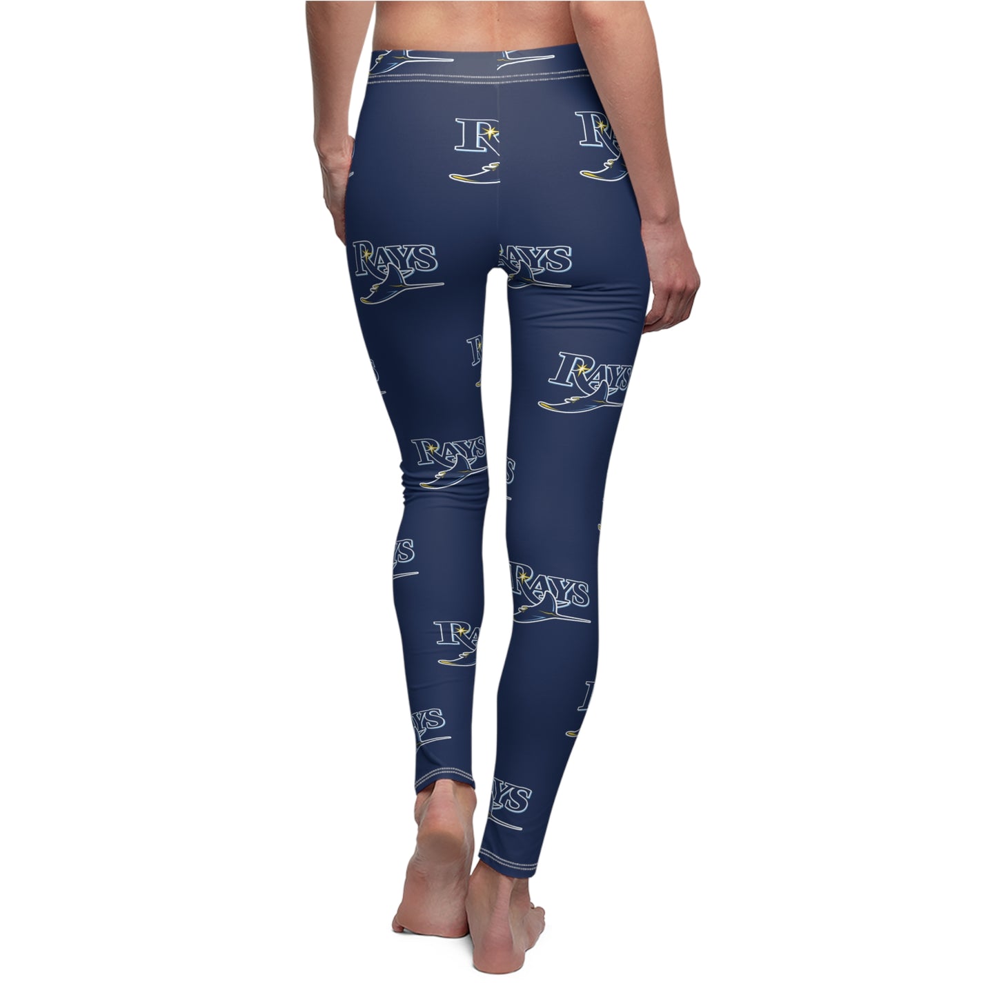 Tampa Bay Rays MLB Baseball Women's Casual Comfy Leggings