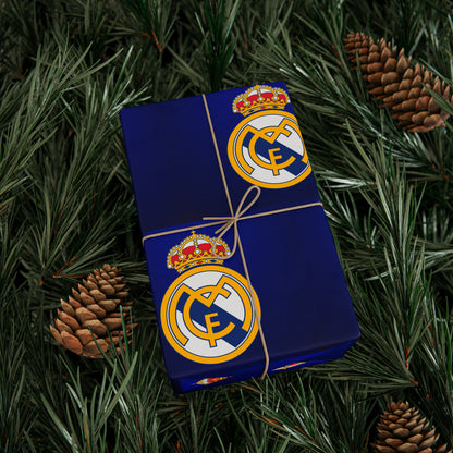 Real Madrid Birthday Gift Wrapping Paper football soccer Holiday