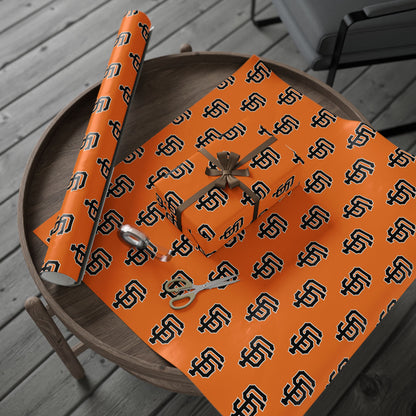 San Francisco Giants Baseball MLB Birthday Graduation Gift Wrapping Paper