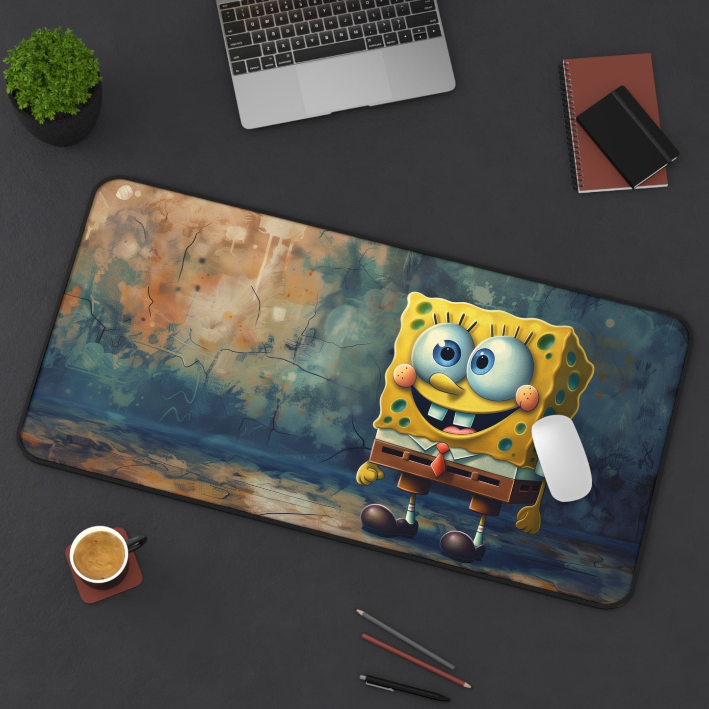 SpongeBob SquarePants Cartoon High Definition PC PS Video Game Desk Mat Mousepad