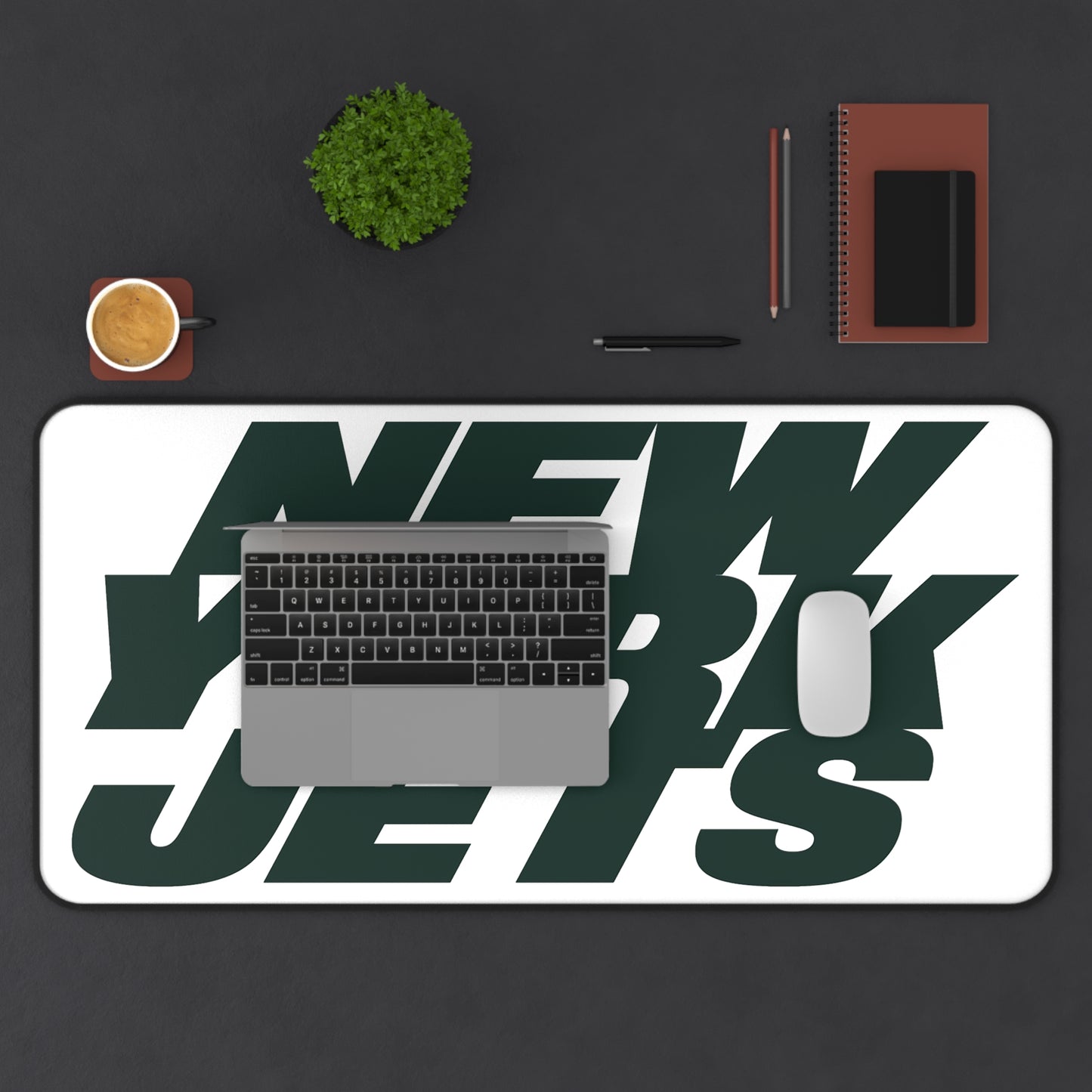 New York Jets Logo NFL Football High Definition PC Desk Mat Mousepad