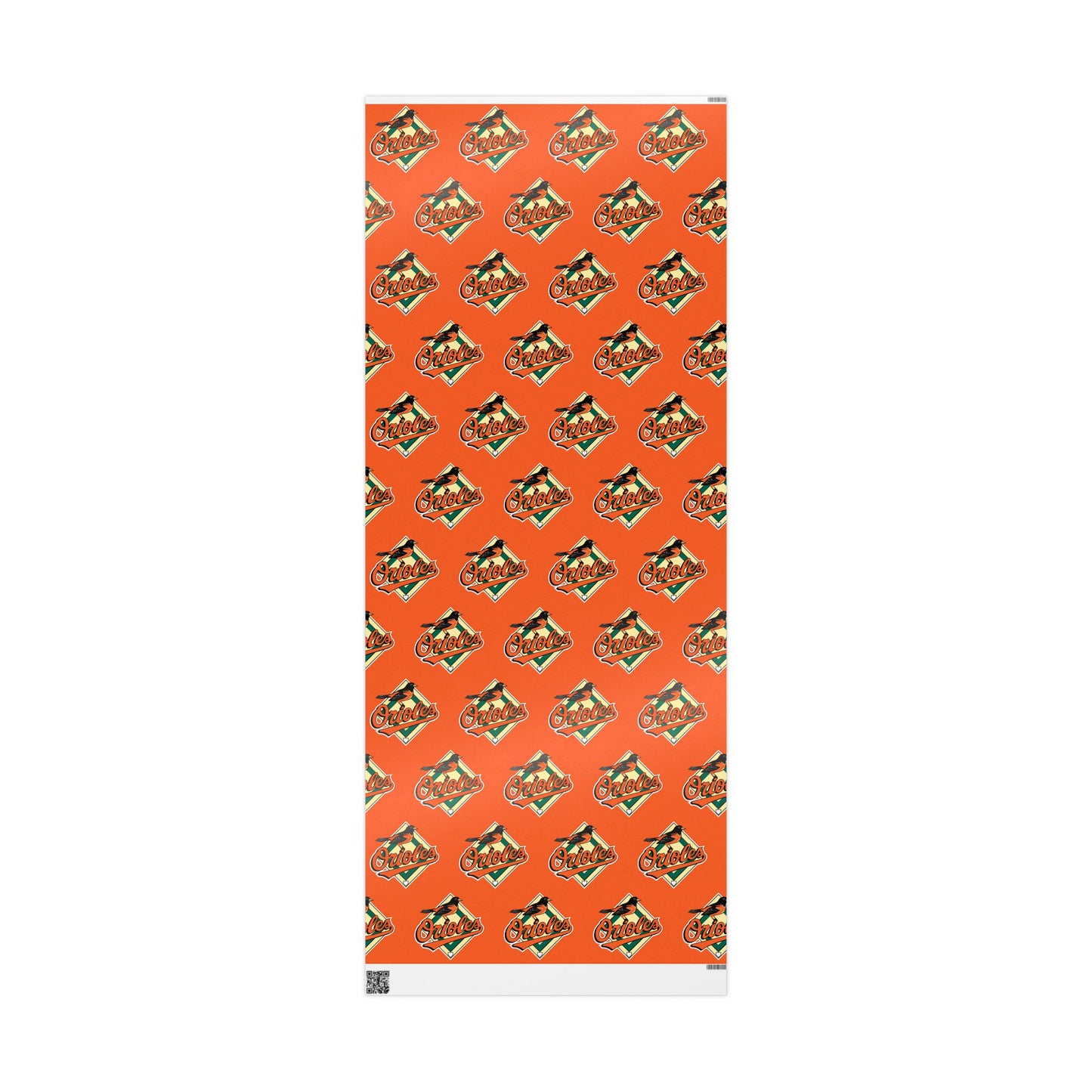 Baltimore Orioles Baseball MLB Birthday Graduation Gift Wrapping Paper Holiday