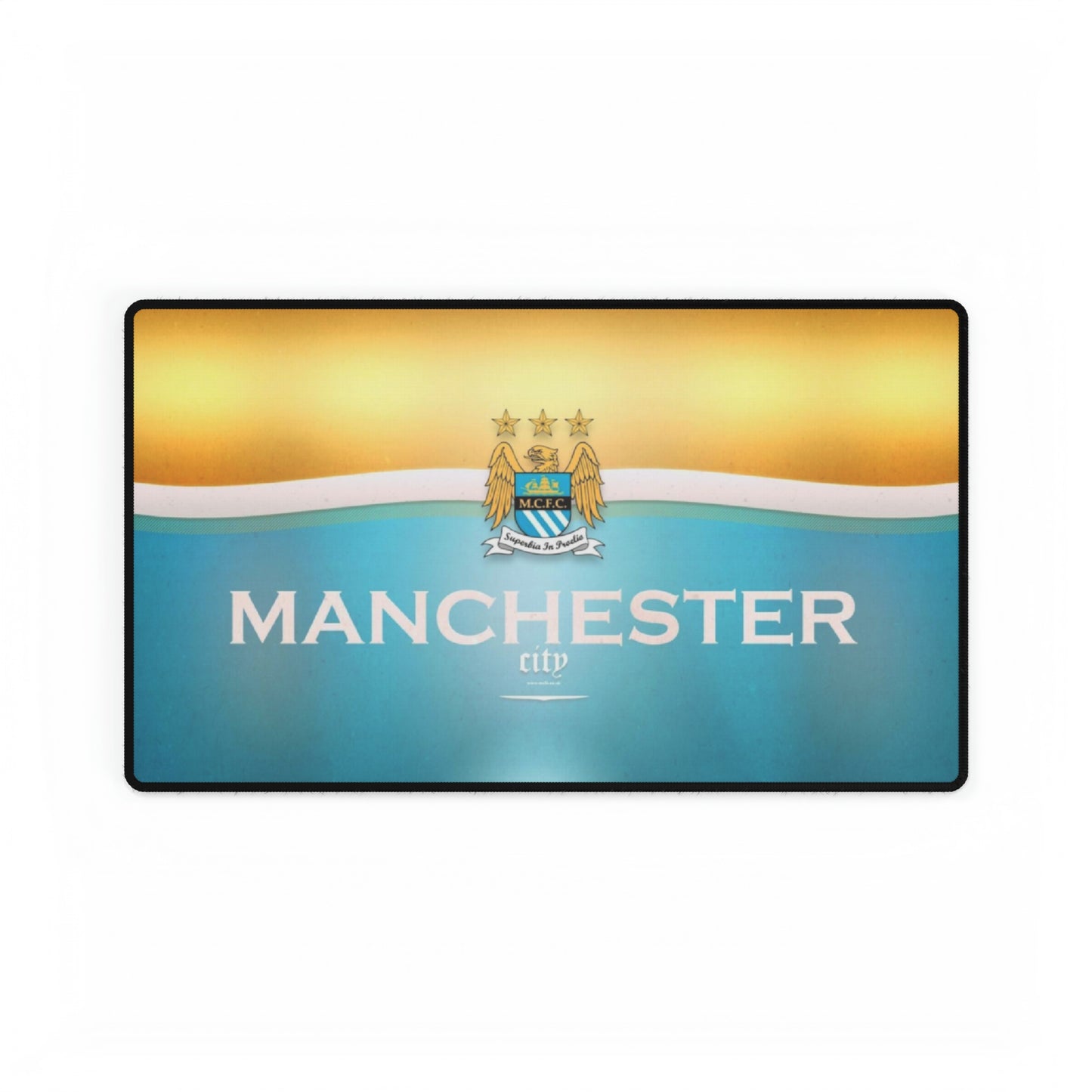 Manchester City Premier League Soccer Futbol High Definition Schreibtischunterlage Mousepad