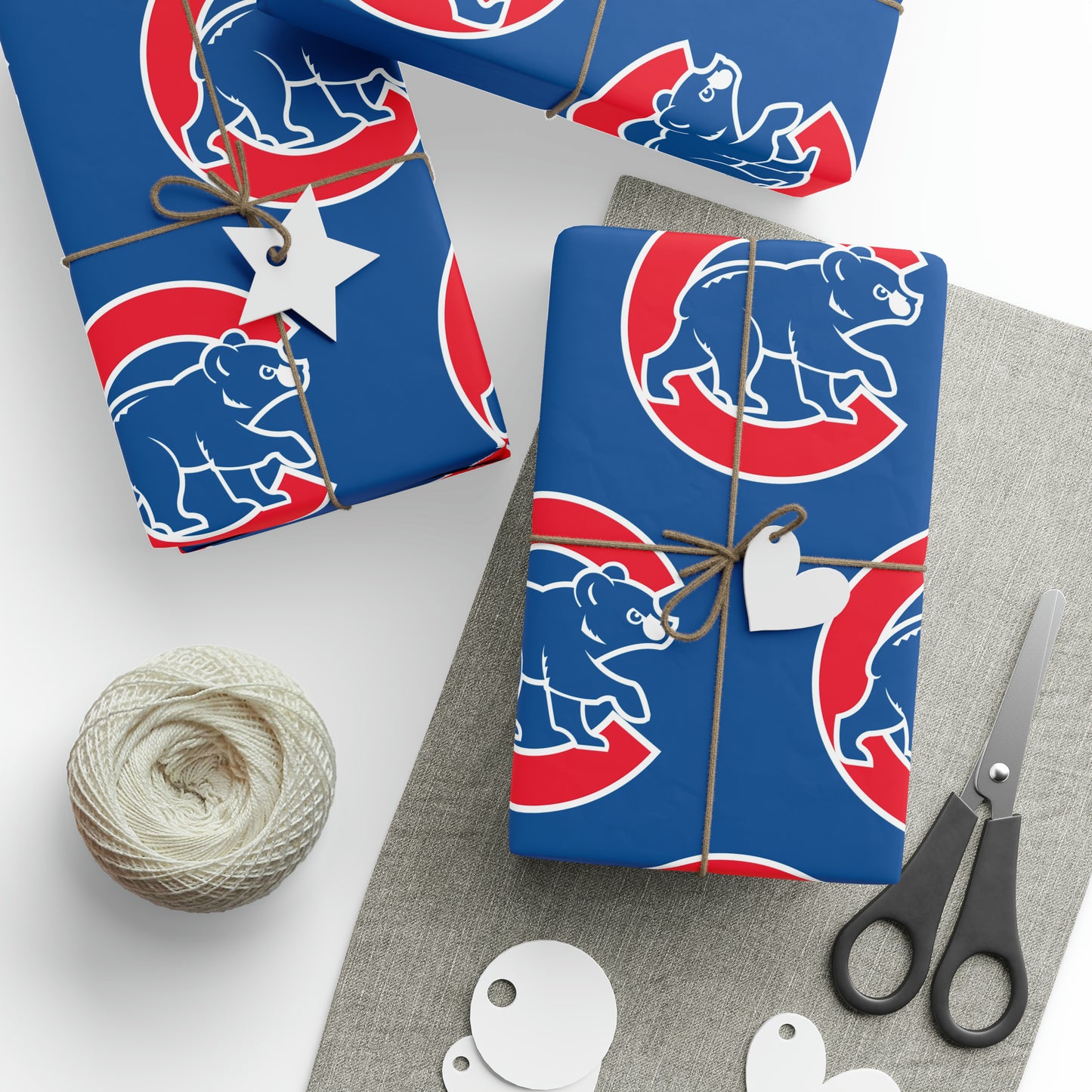 Chicago Cubs Baseball MLB Geburtstagsgeschenkpapier Urlaub