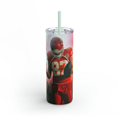 Travis Kelce Kansas City Chiefs Maars Maker Skinny Matte Tumbler, 20oz, Farbe auswählen