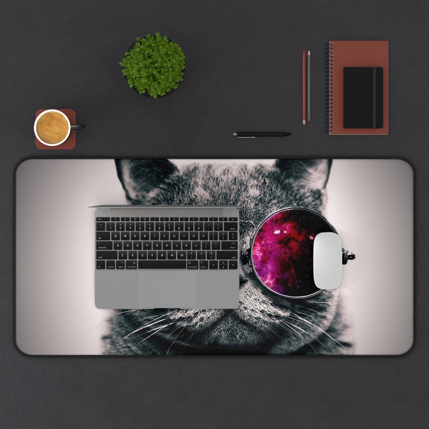 Cool Cat High Definition Educational Office Home Decor Desk Mat Mousepad