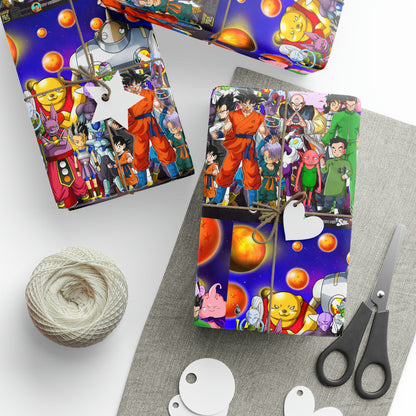 Dragon Ball Z DBZ Anime Cartoon Geburtstagsgeschenkpapier