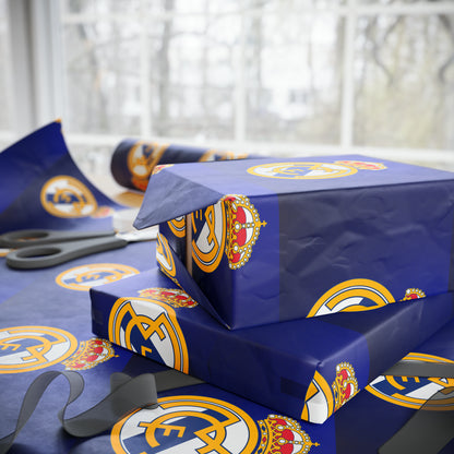 Real Madrid Birthday Gift Wrapping Paper football soccer Holiday