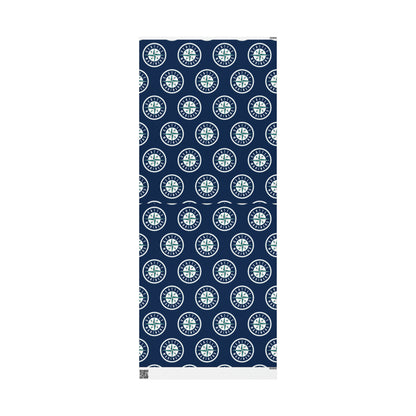 Seattle Mariners Baseball MLB Birthday Gift Wrapping Paper Holiday