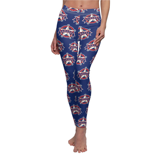 Texas Rangers MLB Baseball Women's Casual Comfy Leggings