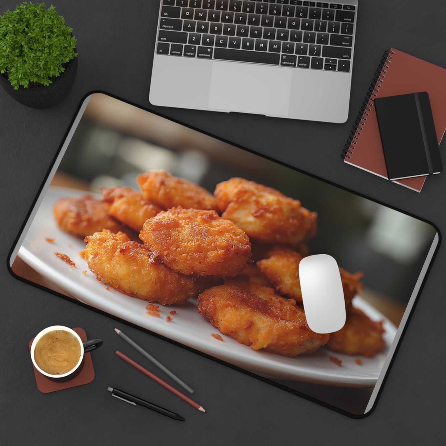 Chicken Nuggets Realistic High Definition Desk Mat Mousepad