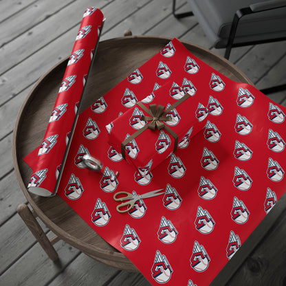 Cleveland Guardians Baseball MLB Birthday Graduation Holiday Gift Wrapping Paper
