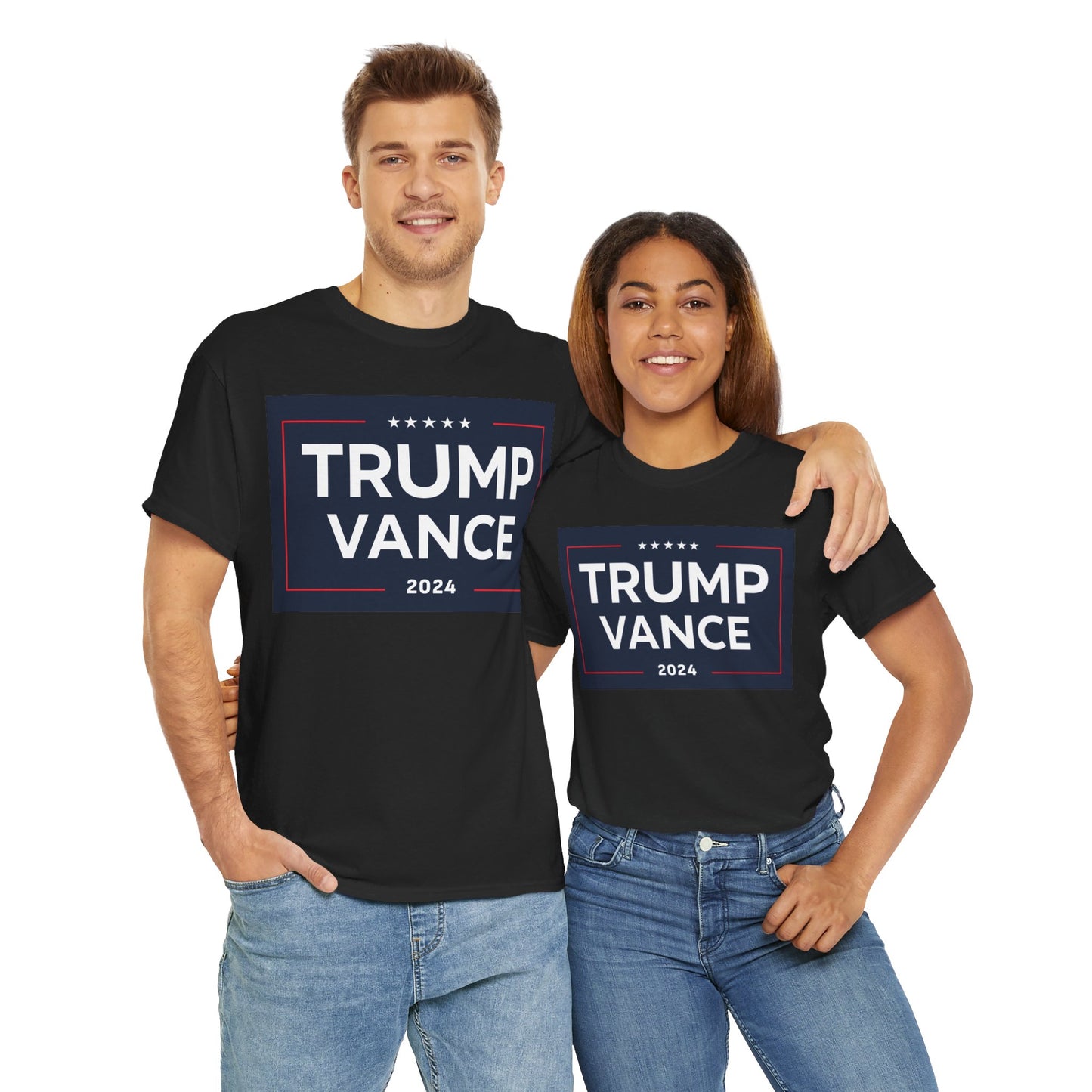 Trump Vance 24 MAGA Unisex Heavy Cotton Tee