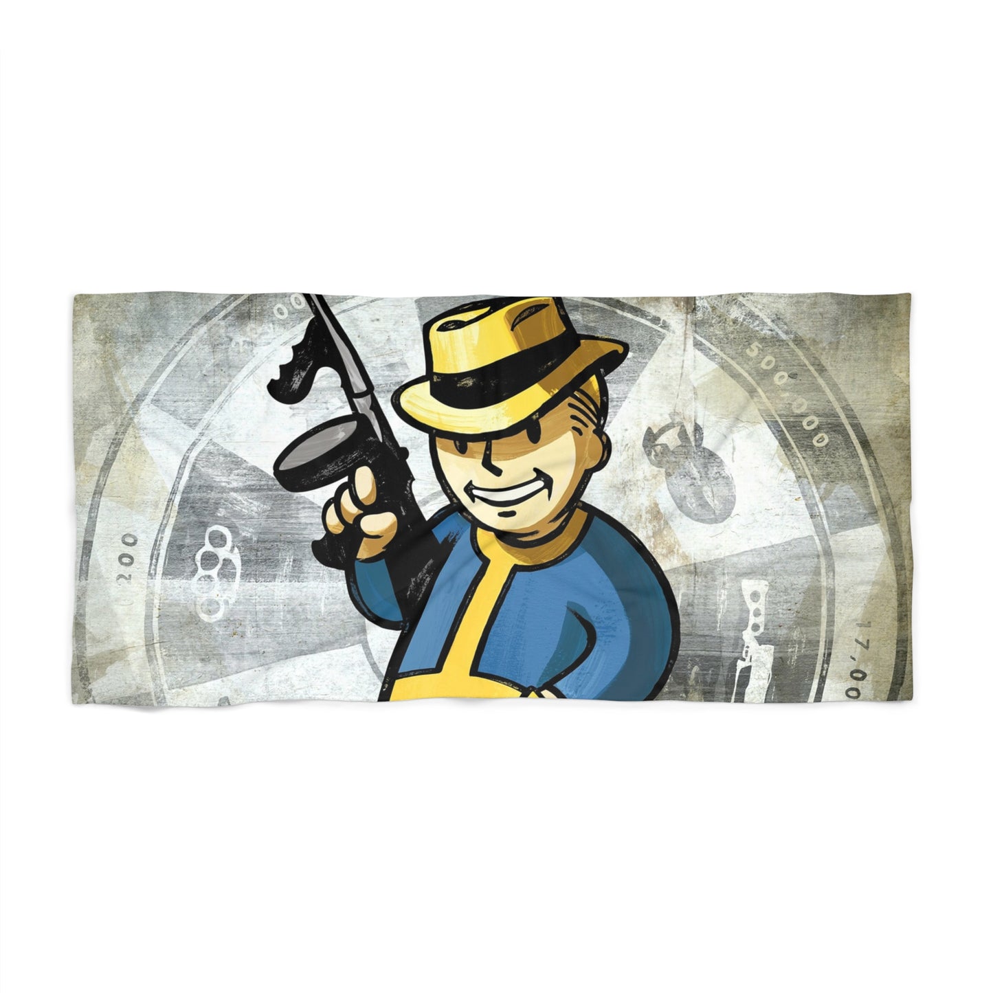 Fallout Vault Boy TV Game Jumbo Soft Vacation Beach Towel Sanchez