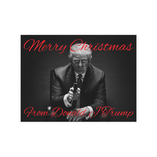 „Frohe Weihnachten von Donald J. Trump“-Postkartenpakete (Umschläge inklusive)