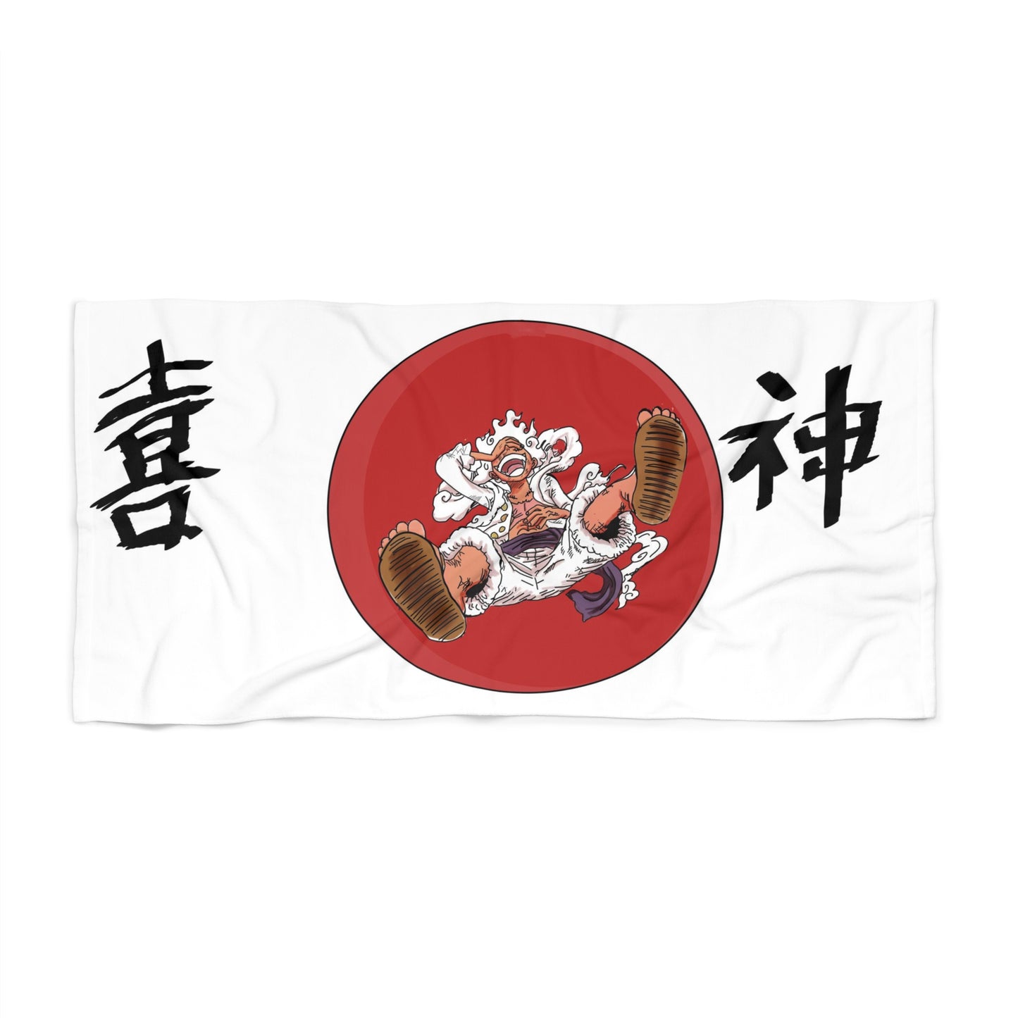 One Piece Anime Cartoon Monkey Luffy Jumbo Soft Beach Towel