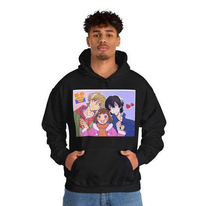 Buddy Daddies Anime Cartoon Unisex Heavy Blend Hooded Sweatshirt