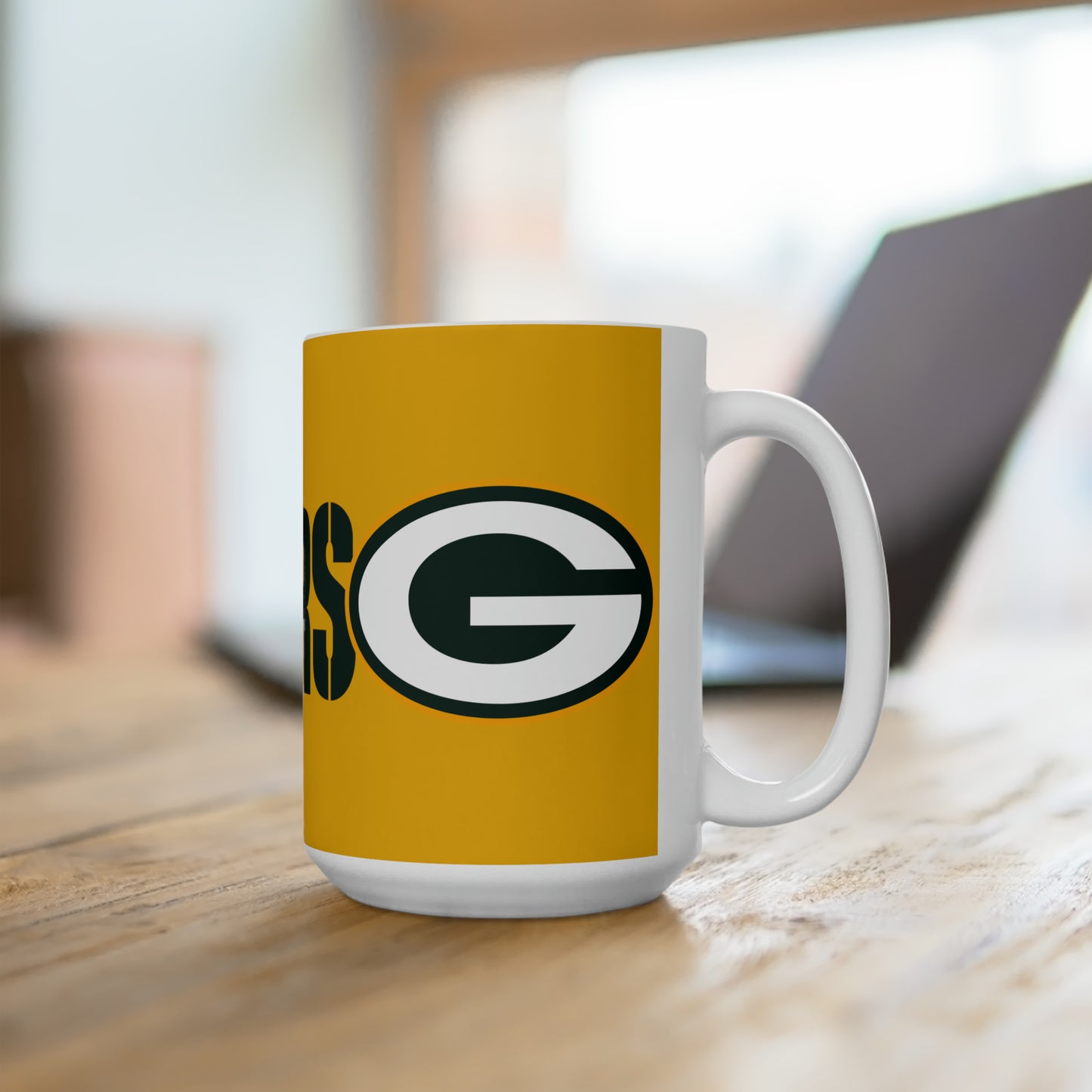 Green Bay Packers-Logo, Keramik-Jumbo-Kaffeetasse, 425 ml