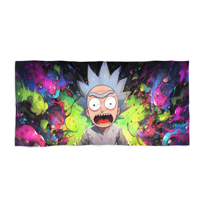 Rick and Morty Cartoon Jumbo Soft Vacation Beach Towel Sanchez