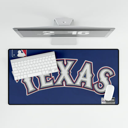 Texas Rangers Jersey look MLB Baseball High Definition Desk Mat Mousepad