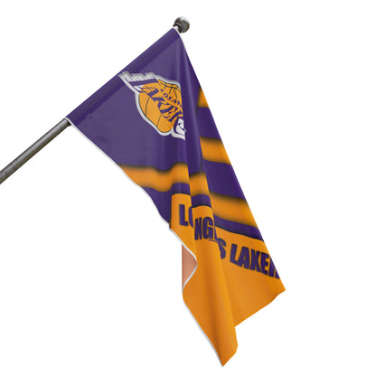 Los Angeles Lakers NBA World Champions High Definition Print Flag Basketball