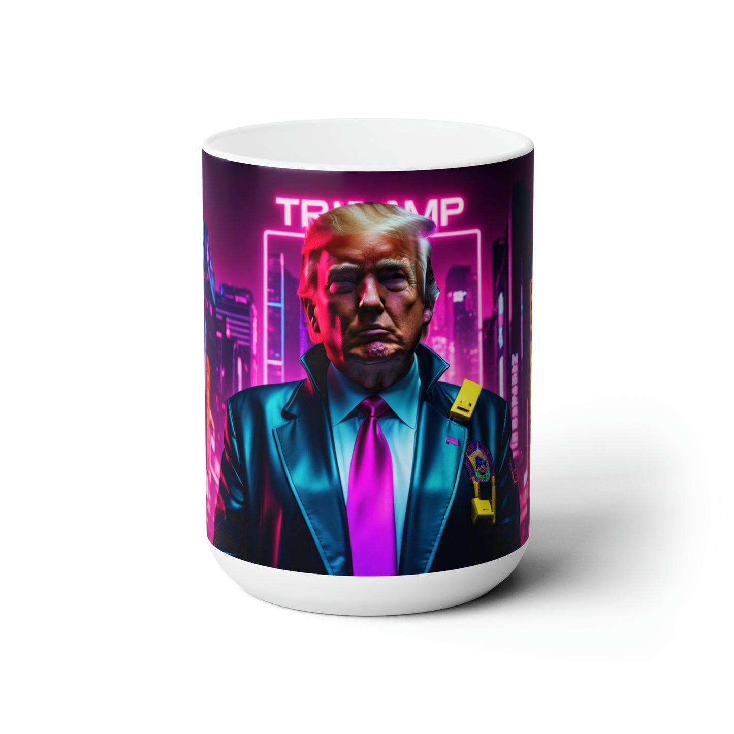 Donald Trump Cyberpunk-Stil 5 Jumbo-Kaffeetasse 15oz
