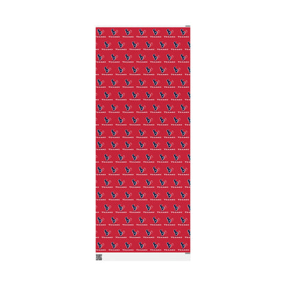 Houston Texans NFL Football Birthday Gift Wrapping Paper Holiday