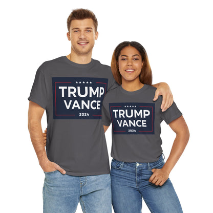 Trump Vance 24 MAGA Unisex Heavy Cotton Tee