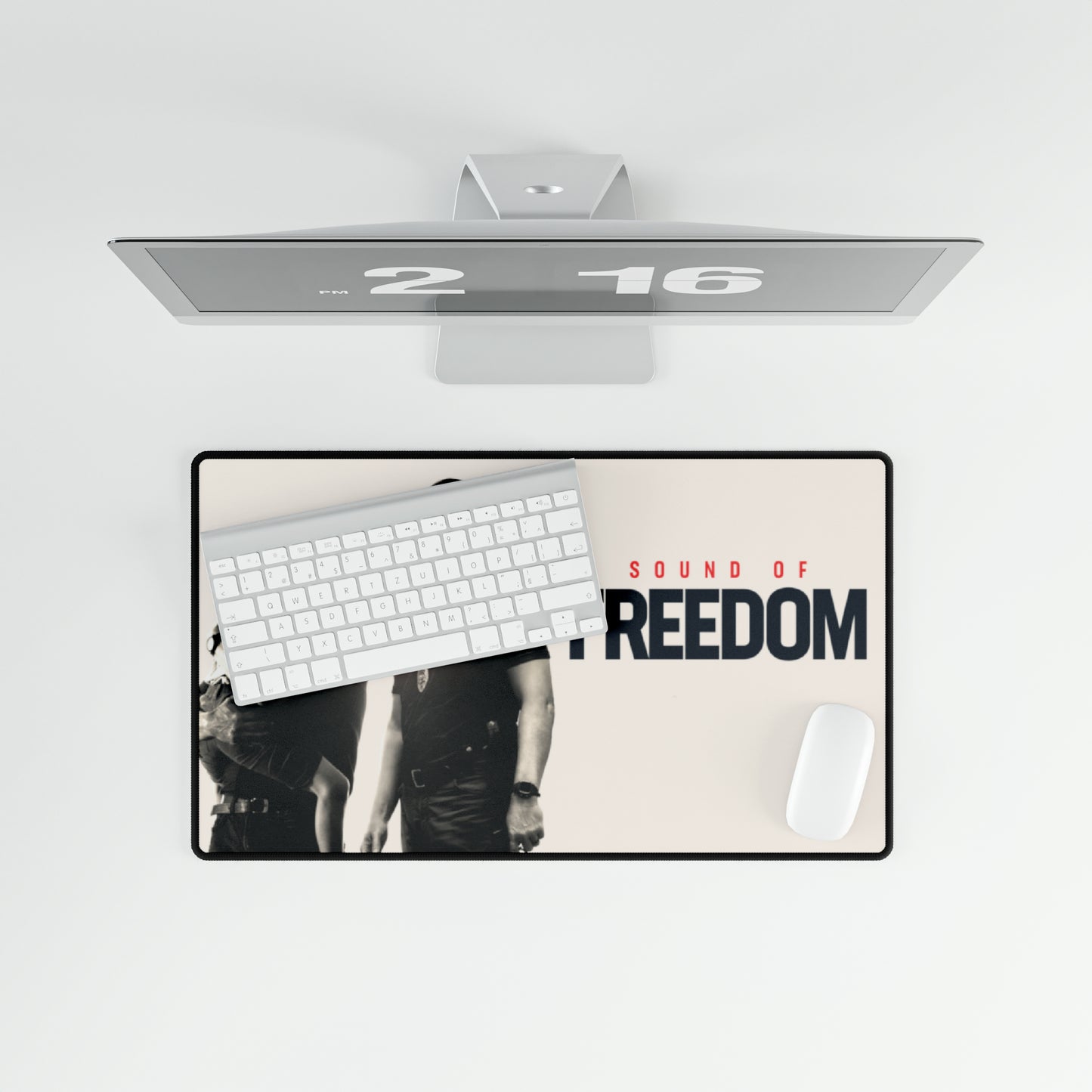 Sound of Freedom Stop Child Trafficking MAGA American Desk Mats Mousepad