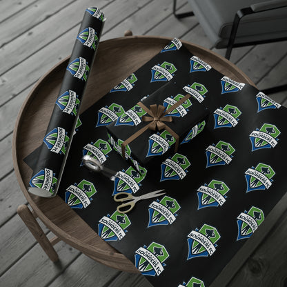 Seattle Sounders FC MLS Birthday Gift Wrapping Paper Soccer Holiday