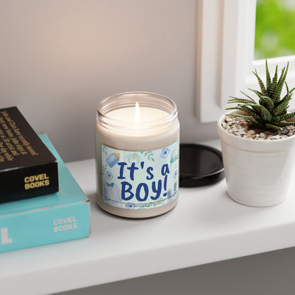 It's a Boy Scented Soy Candle, 9oz Birthday Gift Birth