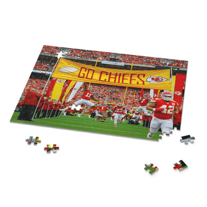 Go Chiefs at Arrowhead Puzzle Kansas City - 252 Piece *Kelce Mahomes Jones