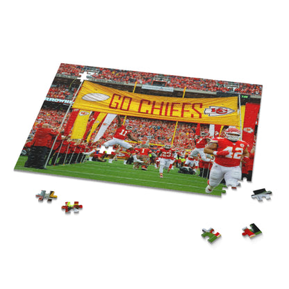 Go Chiefs at Arrowhead Puzzle Kansas City – 252 Teile *Kelce Mahomes Jones