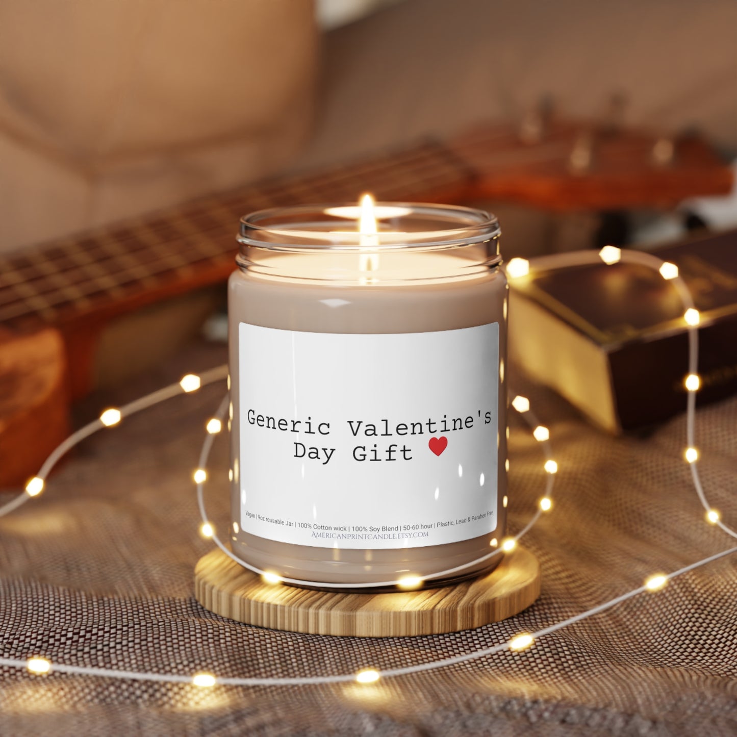 Generic Valentine's Day Gift Scented Soy Candle 9oz