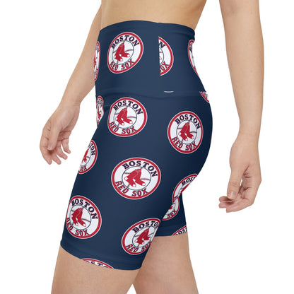 Boston Red Sox MLB Baseball Women's Workout Bike Comfy Shorts