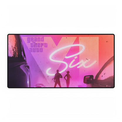 GTA 6 High Definition PC PS Large Video Game Desk Mat Mousepad